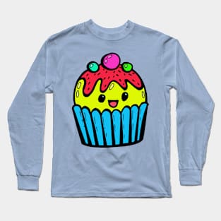 Kawaii Cupcake "Lemon Flavor" Long Sleeve T-Shirt